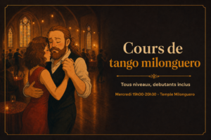 Bannière des cours de tango milonguero Burbuja De Amor